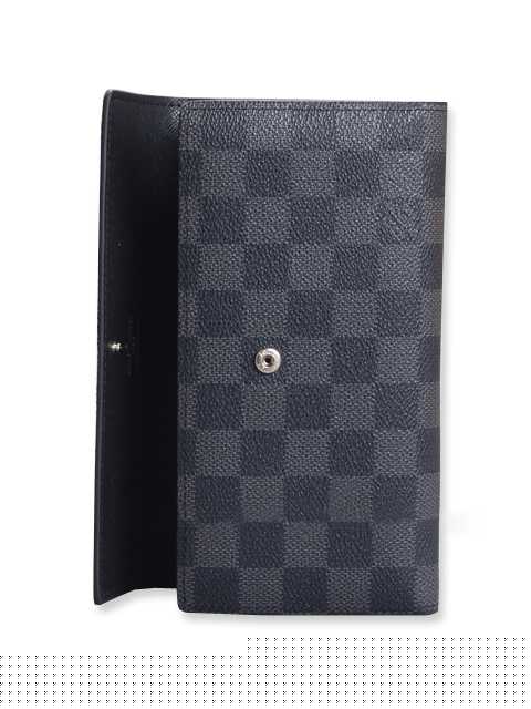 1:1 Copy Louis Vuitton Damier Graphite Canvas International Wallet N61215 Replica